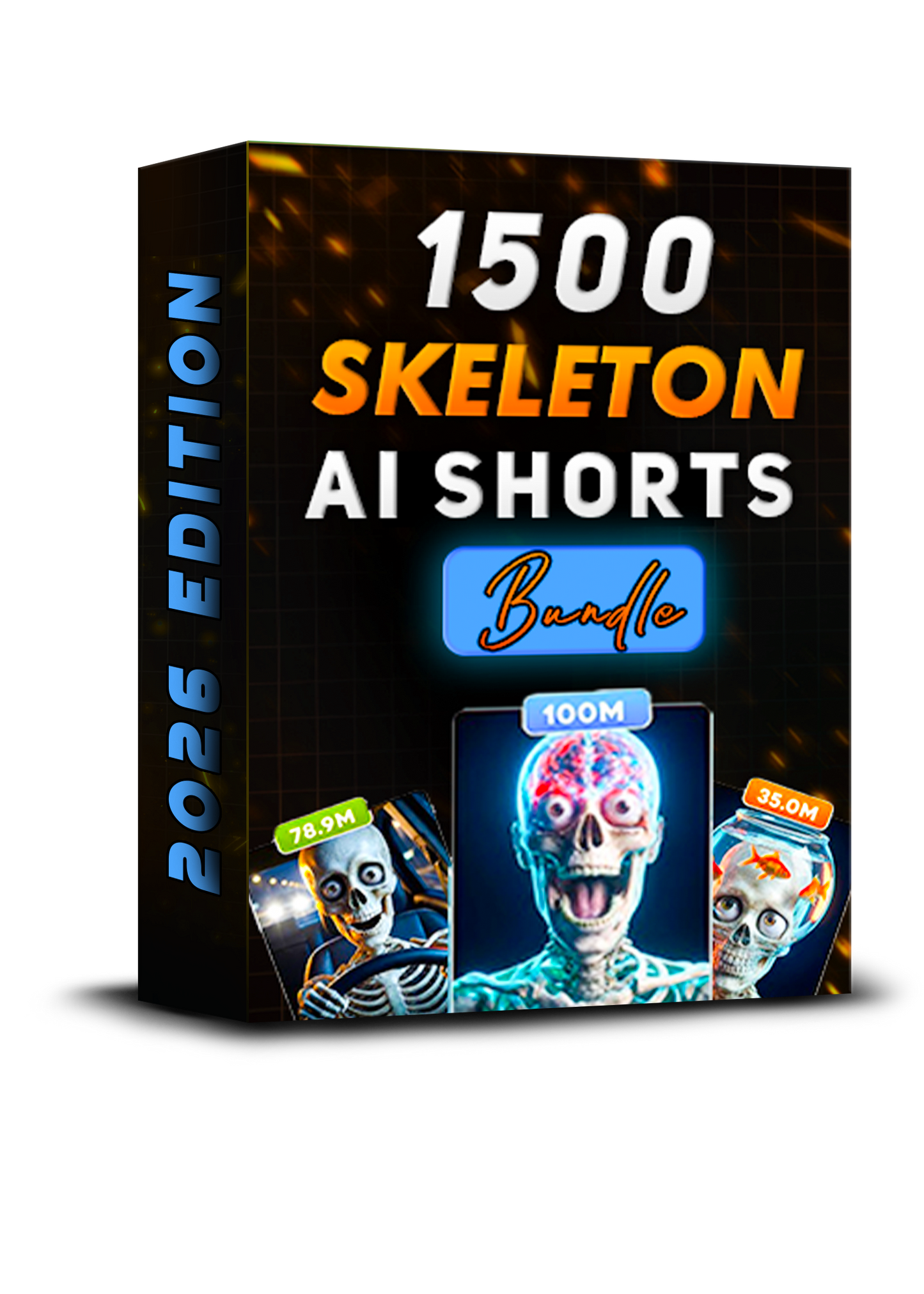 1500+ AI Skeleton Shorts Bundle – Viral TikTok, Instagram & YouTube Videos