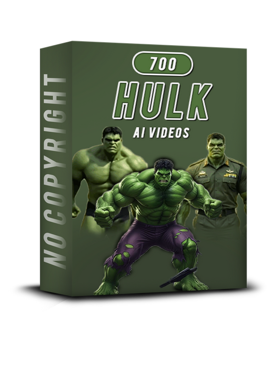 700+ AI Hulk Reels Bundle – Viral Superhero Videos for TikTok, Instagram & YouTube Shorts