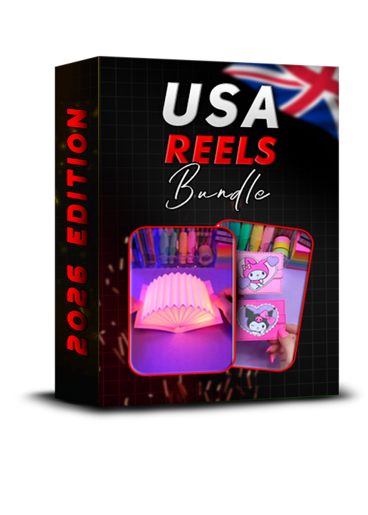 USA Reels Bundle – 1000+ Social Media Videos for TikTok, Instagram & YouTube