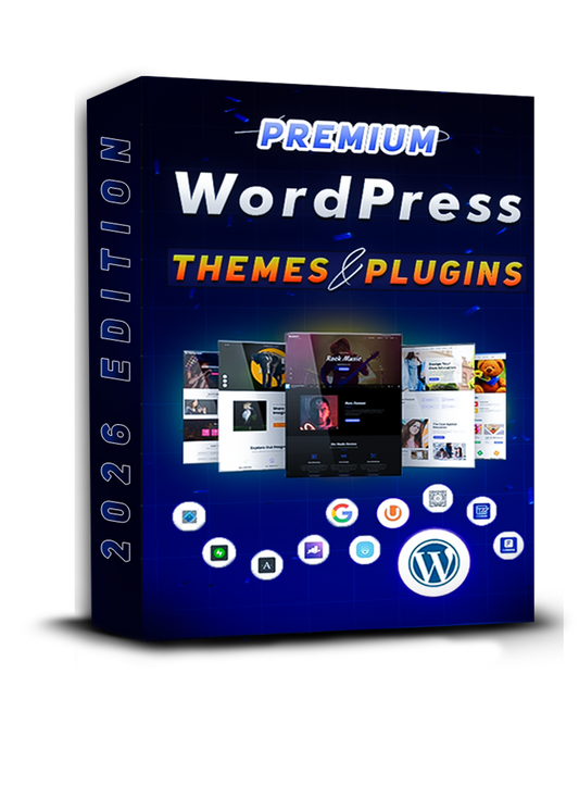 Premium WordPress Themes & Plugins Bundle – 200+ Pro Tools for Websites
